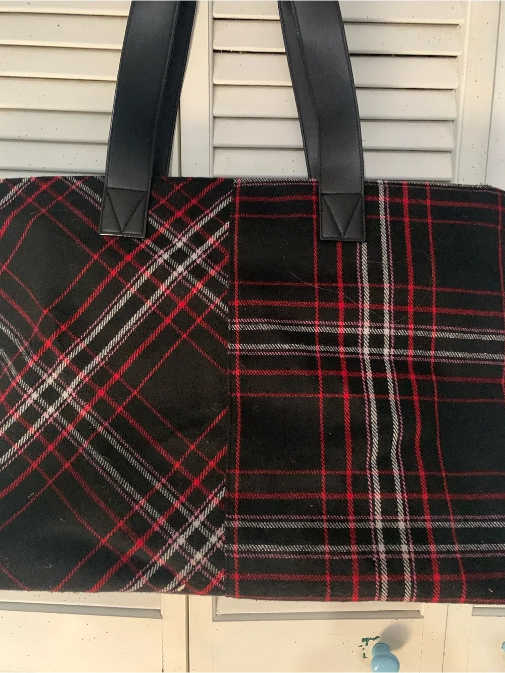 Victoria’s Secret Plaid Flannel Limited Edition 2025 Tote Travel Bag